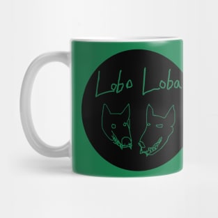 Lobo Loba round design Mug